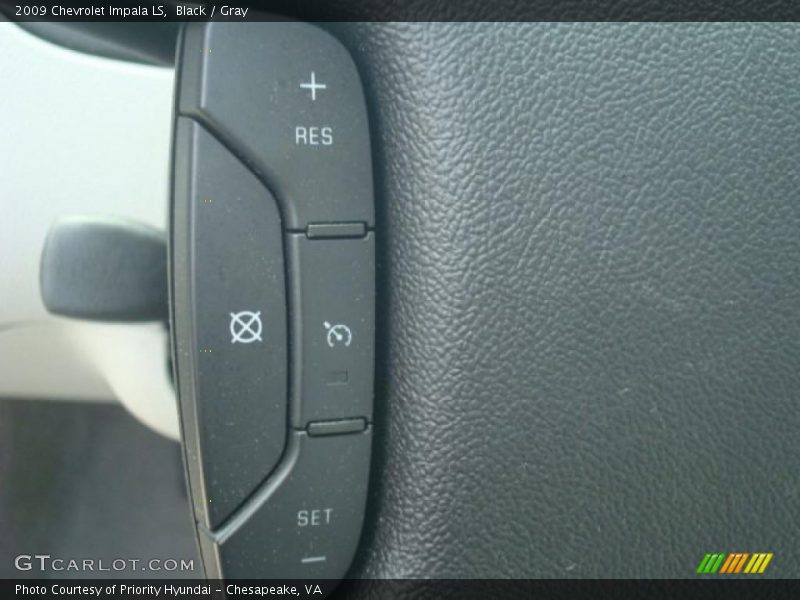 Black / Gray 2009 Chevrolet Impala LS