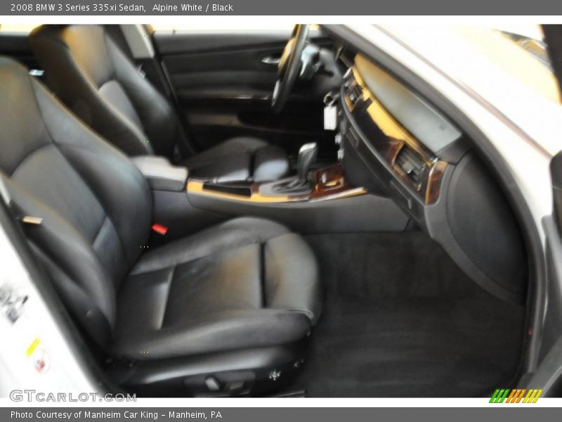 Alpine White / Black 2008 BMW 3 Series 335xi Sedan