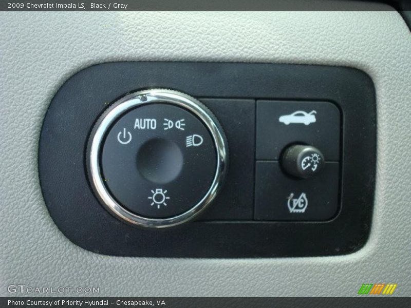 Black / Gray 2009 Chevrolet Impala LS