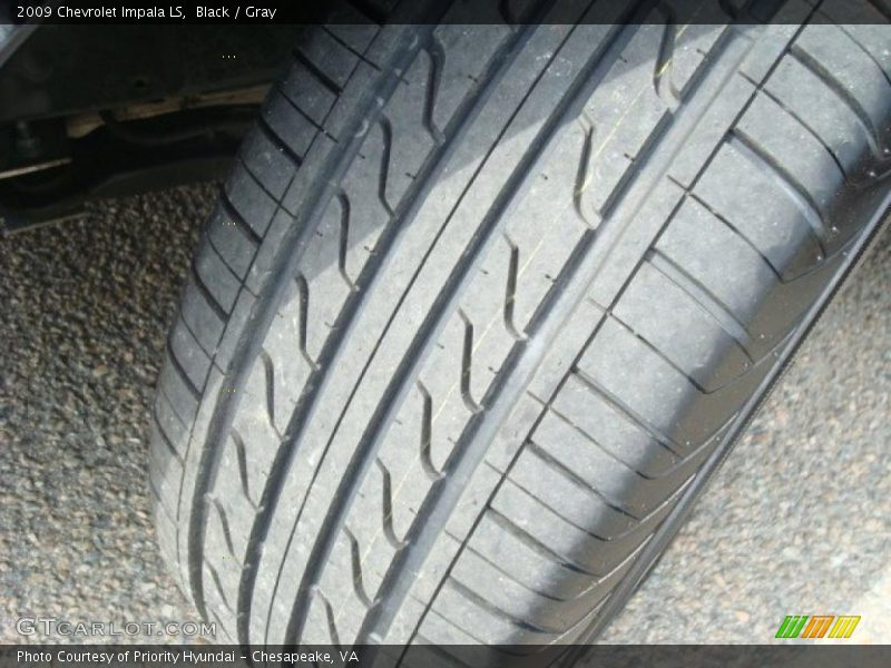 Black / Gray 2009 Chevrolet Impala LS