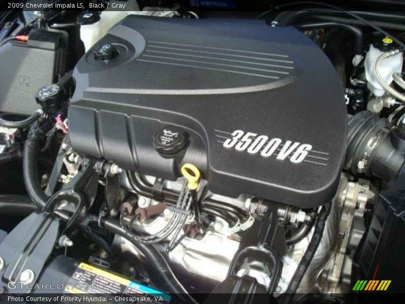 Black / Gray 2009 Chevrolet Impala LS