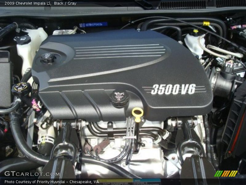 Black / Gray 2009 Chevrolet Impala LS