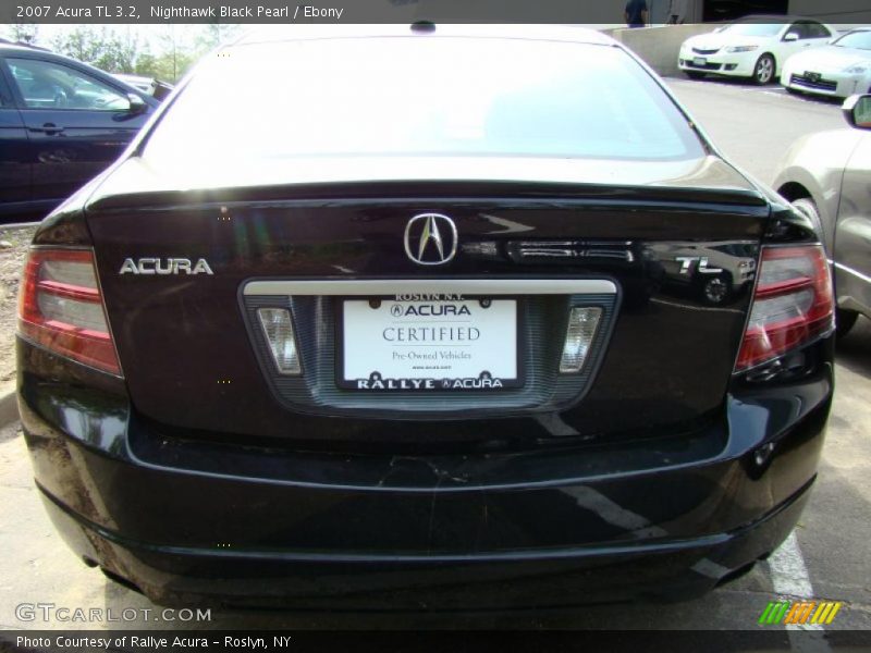 Nighthawk Black Pearl / Ebony 2007 Acura TL 3.2