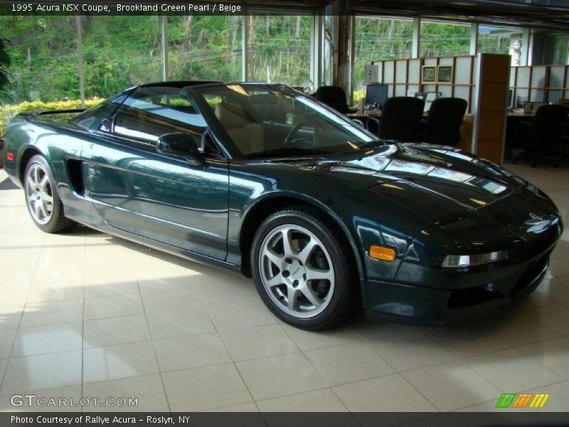 Brookland Green Pearl / Beige 1995 Acura NSX Coupe