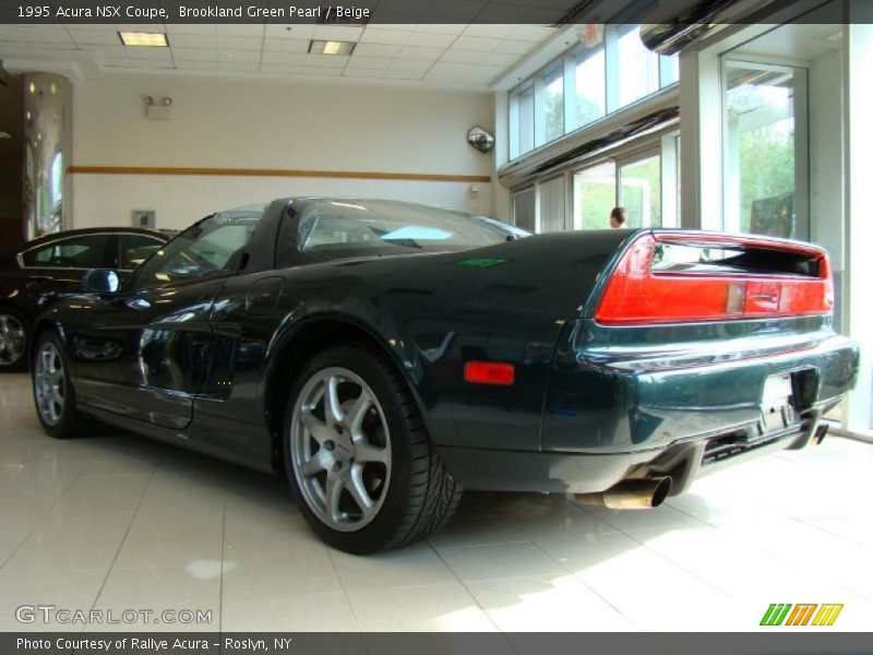 Brookland Green Pearl / Beige 1995 Acura NSX Coupe