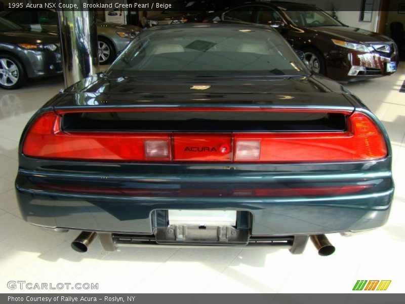 Brookland Green Pearl / Beige 1995 Acura NSX Coupe