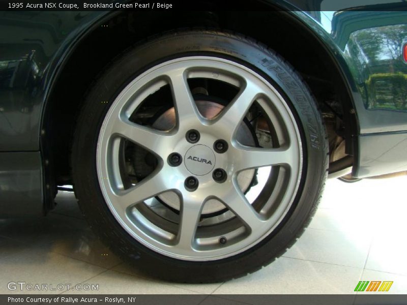 Brookland Green Pearl / Beige 1995 Acura NSX Coupe