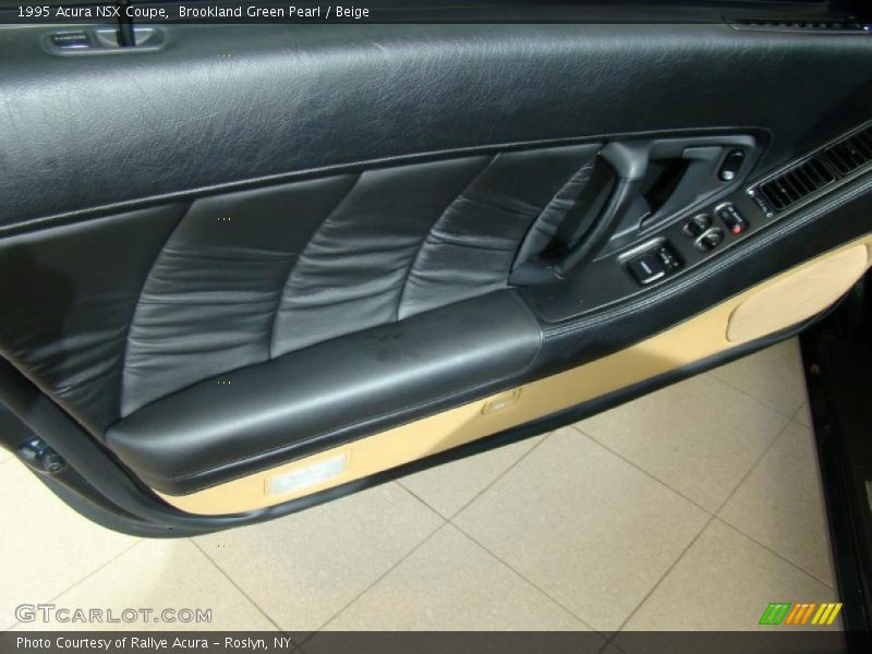 Brookland Green Pearl / Beige 1995 Acura NSX Coupe