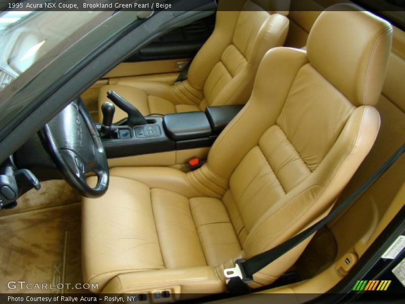 Brookland Green Pearl / Beige 1995 Acura NSX Coupe