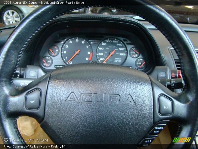 Brookland Green Pearl / Beige 1995 Acura NSX Coupe