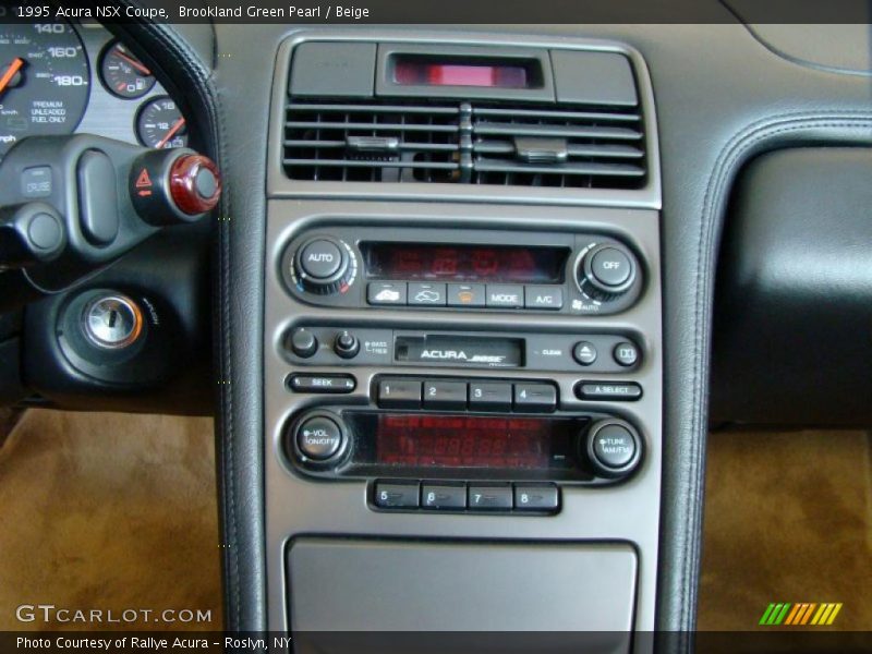 Brookland Green Pearl / Beige 1995 Acura NSX Coupe