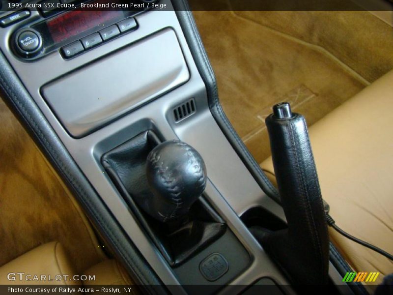 Brookland Green Pearl / Beige 1995 Acura NSX Coupe