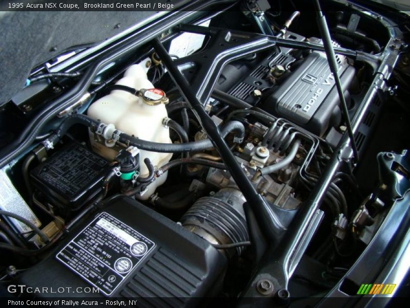 Brookland Green Pearl / Beige 1995 Acura NSX Coupe