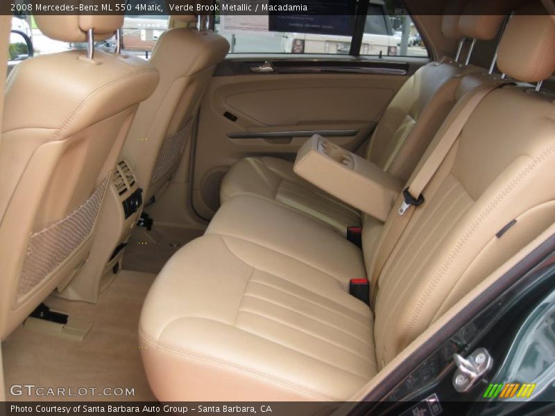 Verde Brook Metallic / Macadamia 2008 Mercedes-Benz ML 550 4Matic
