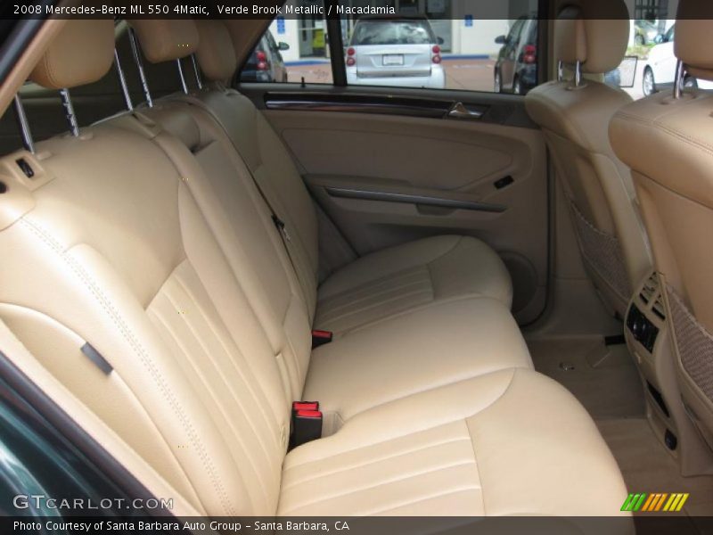 Verde Brook Metallic / Macadamia 2008 Mercedes-Benz ML 550 4Matic
