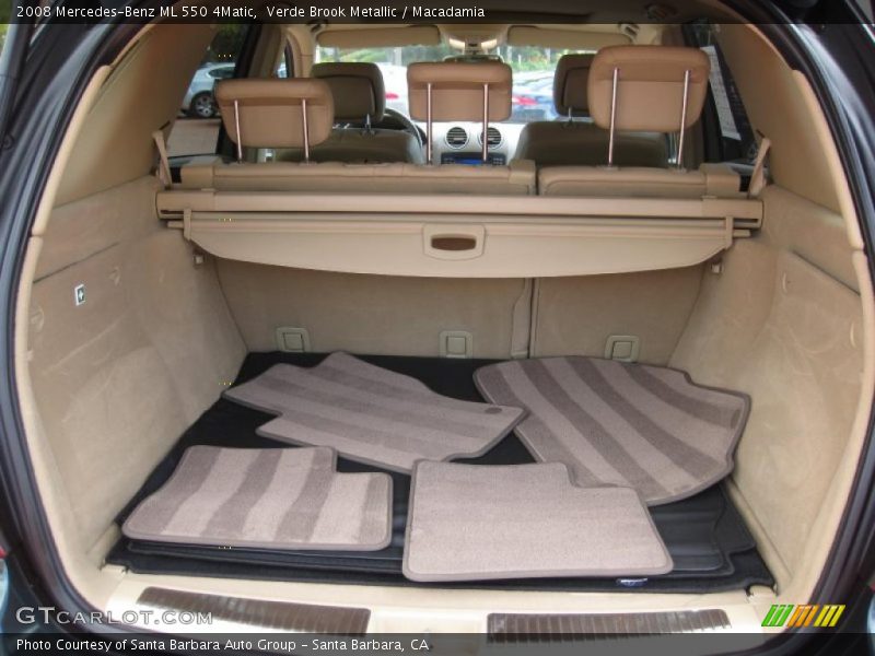 Verde Brook Metallic / Macadamia 2008 Mercedes-Benz ML 550 4Matic