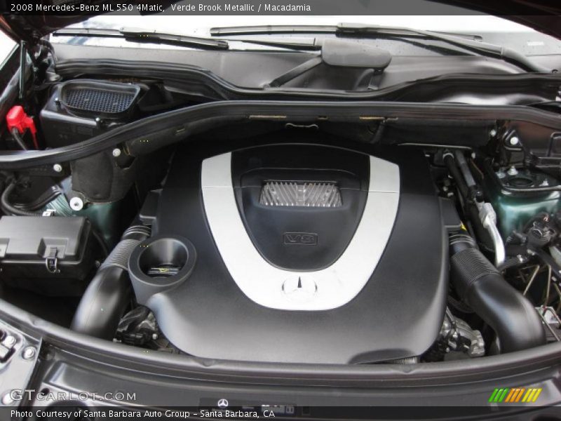 Verde Brook Metallic / Macadamia 2008 Mercedes-Benz ML 550 4Matic