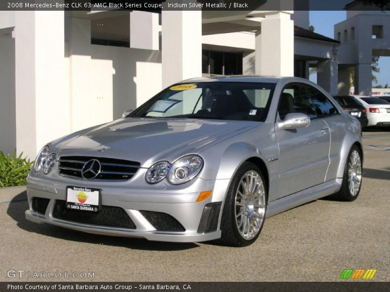 Iridium Silver Metallic / Black 2008 Mercedes-Benz CLK 63 AMG Black Series Coupe