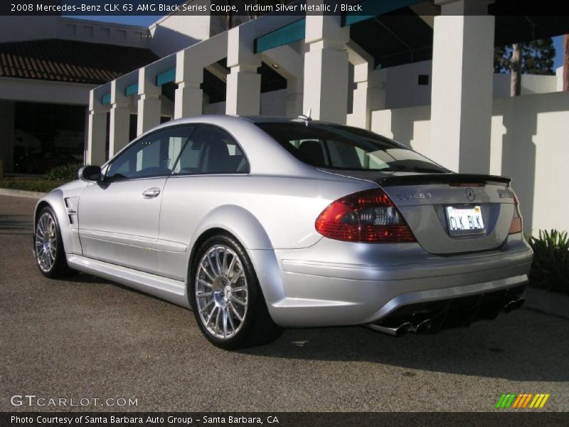 Iridium Silver Metallic / Black 2008 Mercedes-Benz CLK 63 AMG Black Series Coupe