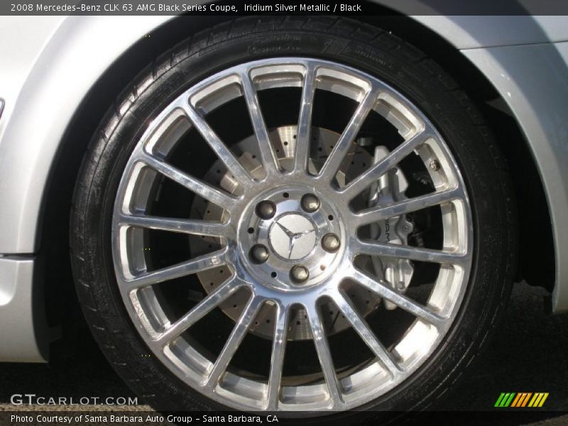 Iridium Silver Metallic / Black 2008 Mercedes-Benz CLK 63 AMG Black Series Coupe