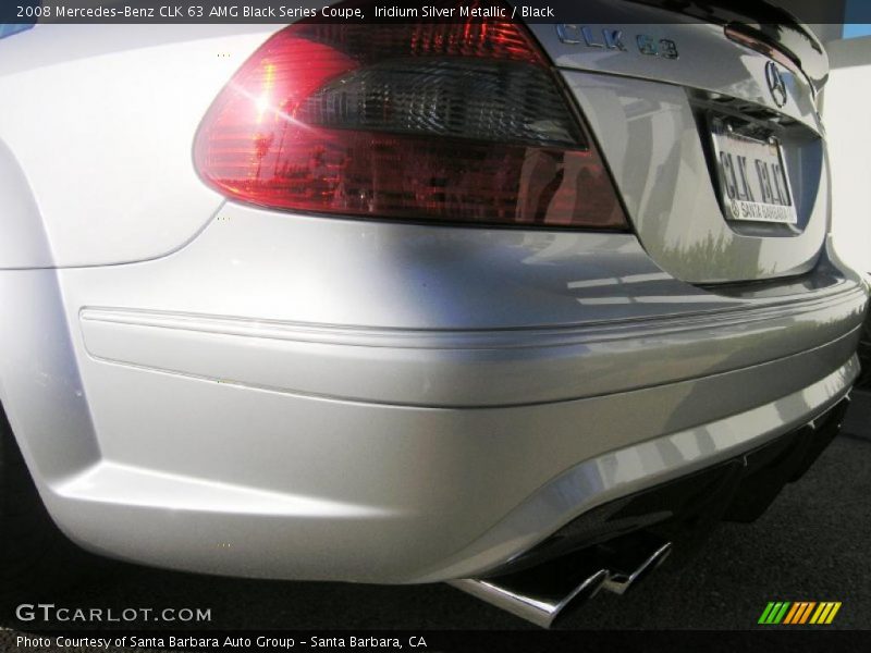 Iridium Silver Metallic / Black 2008 Mercedes-Benz CLK 63 AMG Black Series Coupe