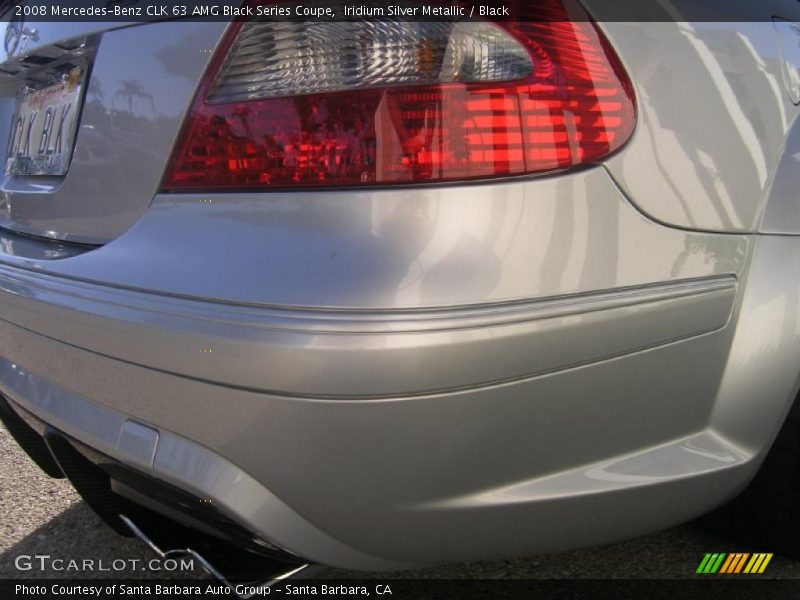 Iridium Silver Metallic / Black 2008 Mercedes-Benz CLK 63 AMG Black Series Coupe