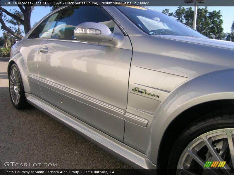 Iridium Silver Metallic / Black 2008 Mercedes-Benz CLK 63 AMG Black Series Coupe