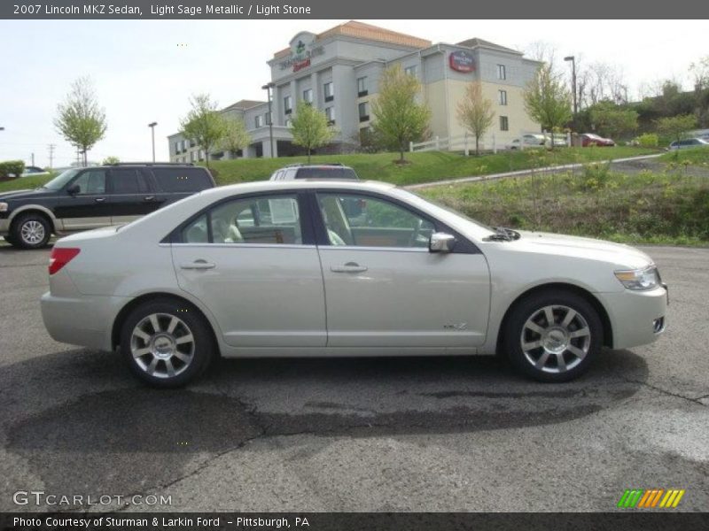 Light Sage Metallic / Light Stone 2007 Lincoln MKZ Sedan