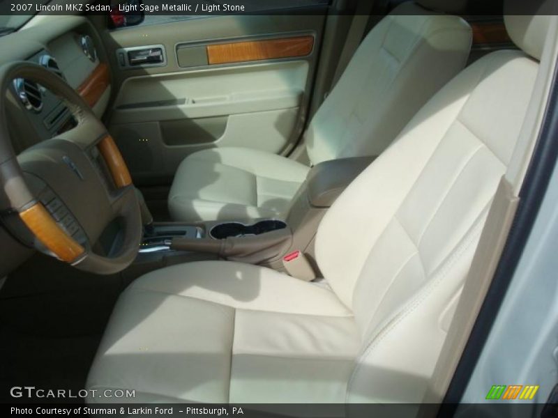 Light Sage Metallic / Light Stone 2007 Lincoln MKZ Sedan