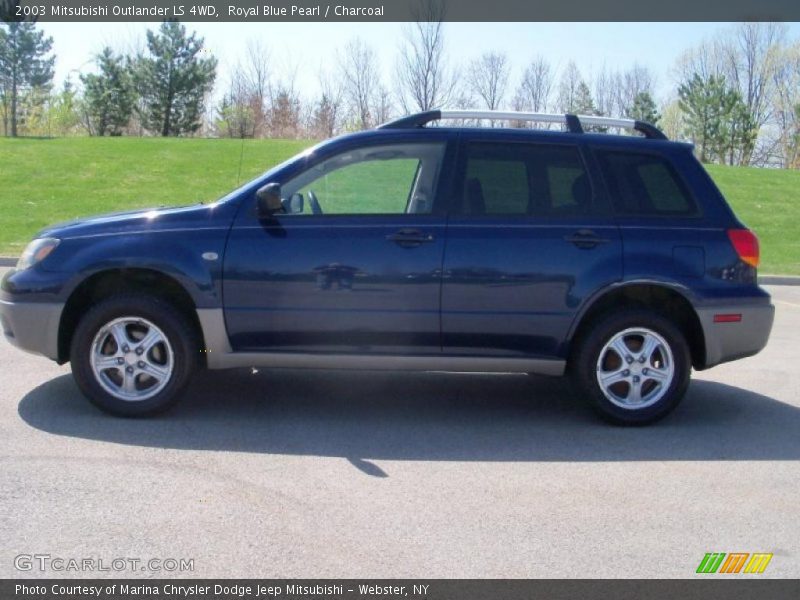 Royal Blue Pearl / Charcoal 2003 Mitsubishi Outlander LS 4WD