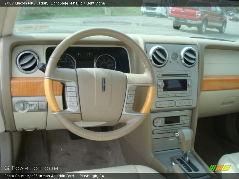 Light Sage Metallic / Light Stone 2007 Lincoln MKZ Sedan