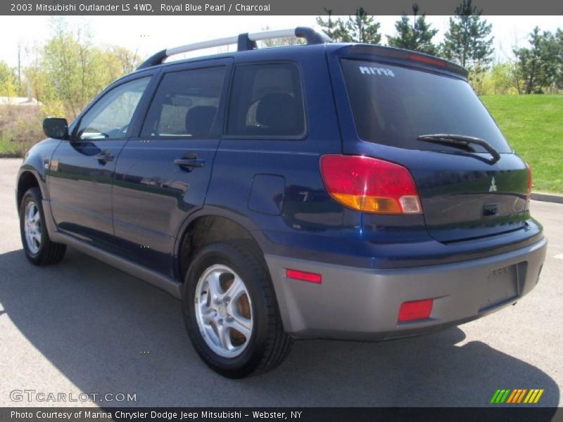Royal Blue Pearl / Charcoal 2003 Mitsubishi Outlander LS 4WD