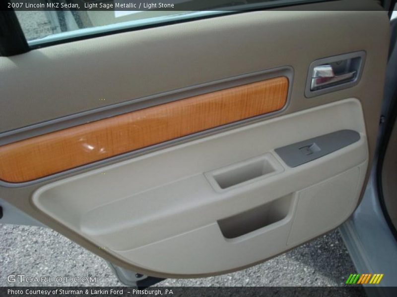 Light Sage Metallic / Light Stone 2007 Lincoln MKZ Sedan