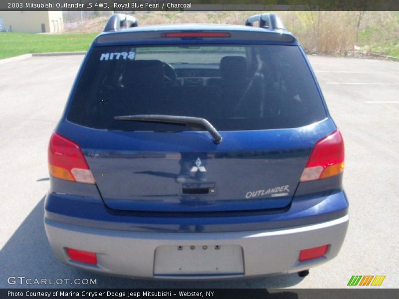 Royal Blue Pearl / Charcoal 2003 Mitsubishi Outlander LS 4WD