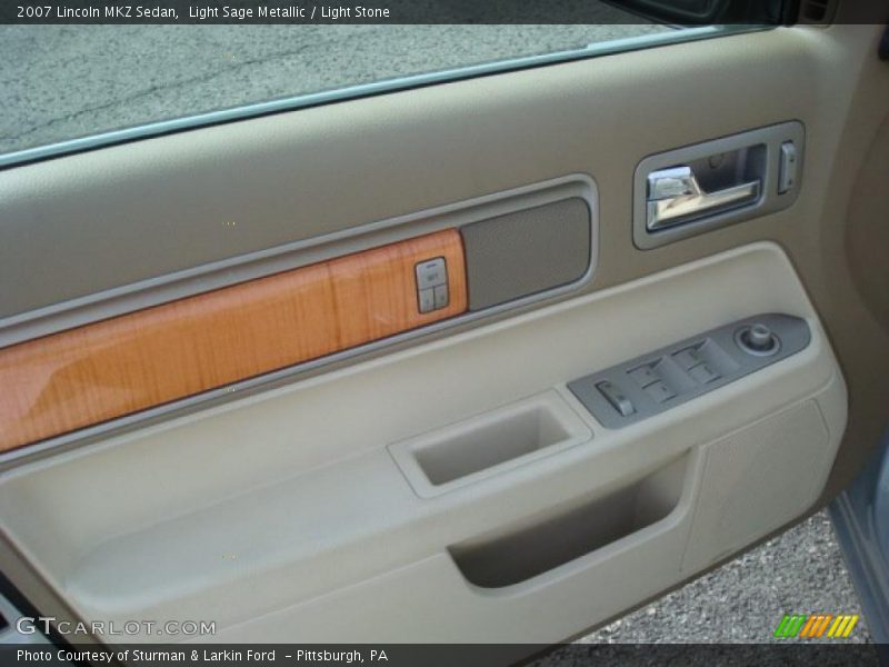 Light Sage Metallic / Light Stone 2007 Lincoln MKZ Sedan