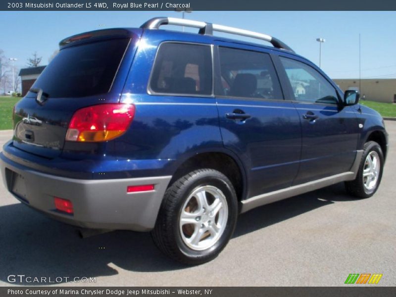 Royal Blue Pearl / Charcoal 2003 Mitsubishi Outlander LS 4WD
