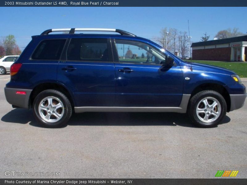 Royal Blue Pearl / Charcoal 2003 Mitsubishi Outlander LS 4WD