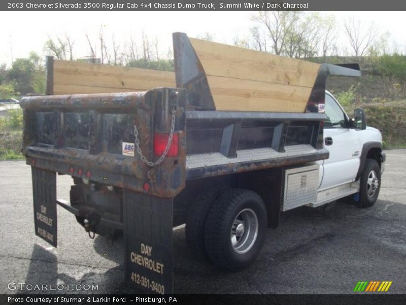 Summit White / Dark Charcoal 2003 Chevrolet Silverado 3500 Regular Cab 4x4 Chassis Dump Truck
