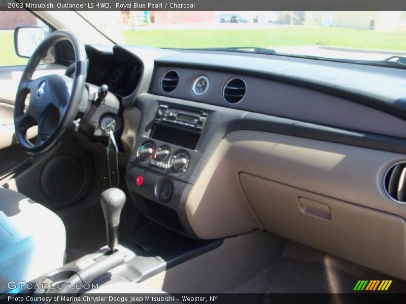 Royal Blue Pearl / Charcoal 2003 Mitsubishi Outlander LS 4WD