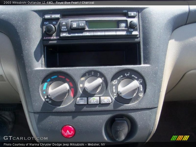 Royal Blue Pearl / Charcoal 2003 Mitsubishi Outlander LS 4WD
