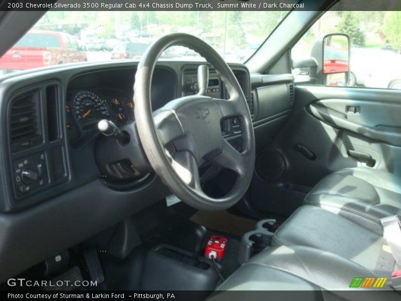 Summit White / Dark Charcoal 2003 Chevrolet Silverado 3500 Regular Cab 4x4 Chassis Dump Truck