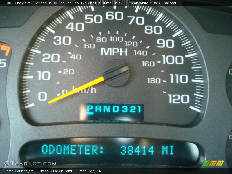Summit White / Dark Charcoal 2003 Chevrolet Silverado 3500 Regular Cab 4x4 Chassis Dump Truck