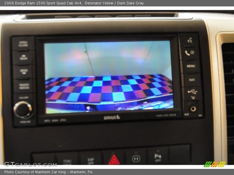 Detonator Yellow / Dark Slate Gray 2009 Dodge Ram 1500 Sport Quad Cab 4x4