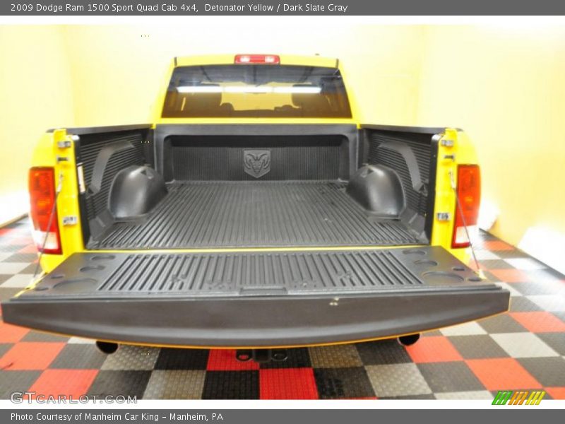 Detonator Yellow / Dark Slate Gray 2009 Dodge Ram 1500 Sport Quad Cab 4x4