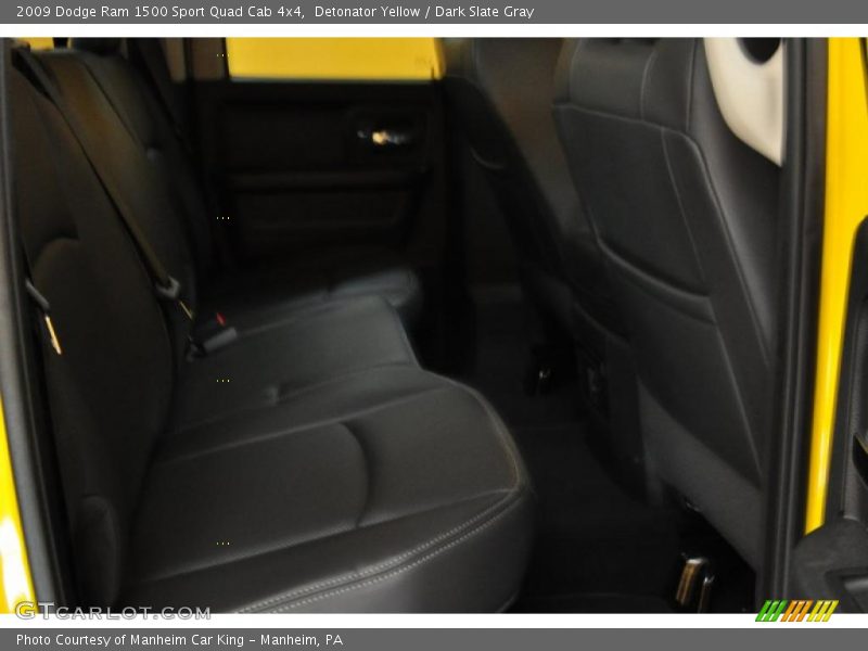 Detonator Yellow / Dark Slate Gray 2009 Dodge Ram 1500 Sport Quad Cab 4x4