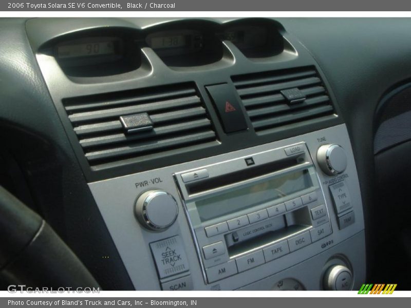 Black / Charcoal 2006 Toyota Solara SE V6 Convertible