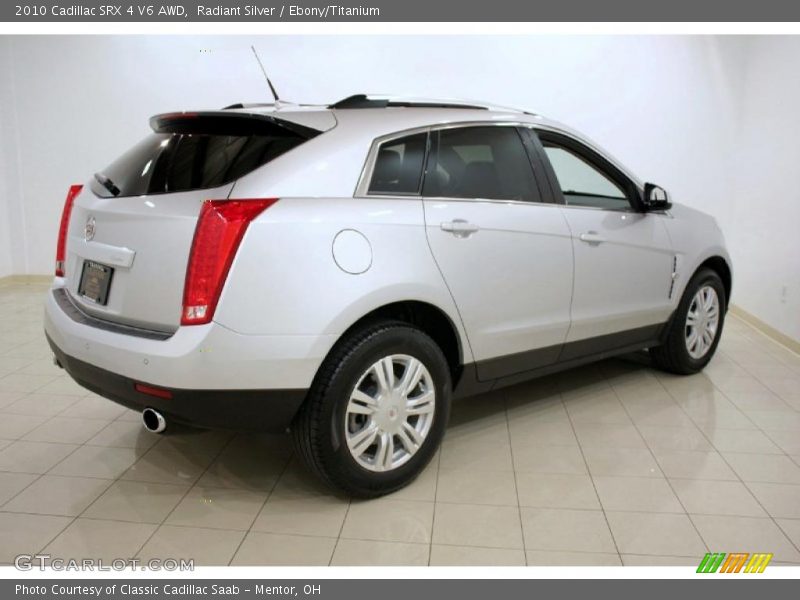 Radiant Silver / Ebony/Titanium 2010 Cadillac SRX 4 V6 AWD