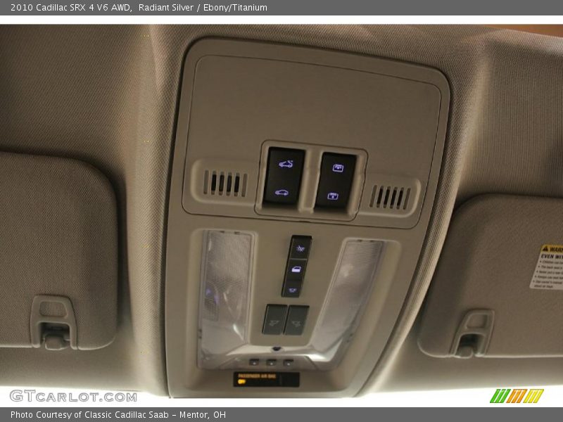 Radiant Silver / Ebony/Titanium 2010 Cadillac SRX 4 V6 AWD