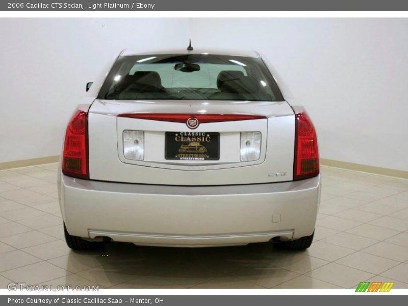 Light Platinum / Ebony 2006 Cadillac CTS Sedan