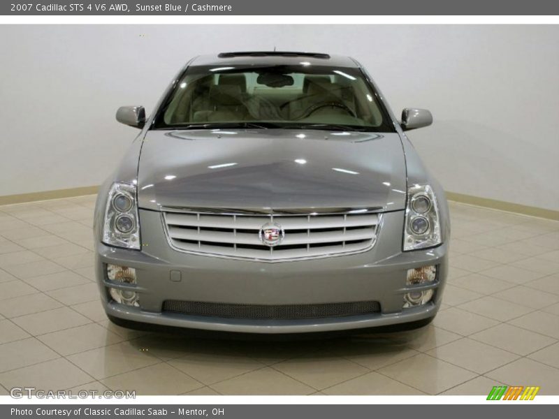 Sunset Blue / Cashmere 2007 Cadillac STS 4 V6 AWD